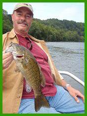 guided fishing in Asheville NC for trophy smallmouth